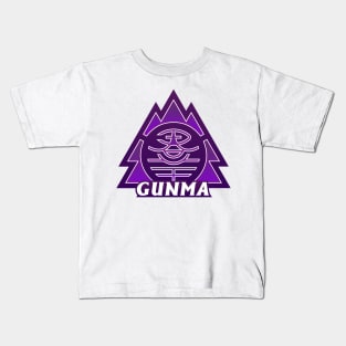 Gunma Prefecture Japanese Symbol Kids T-Shirt